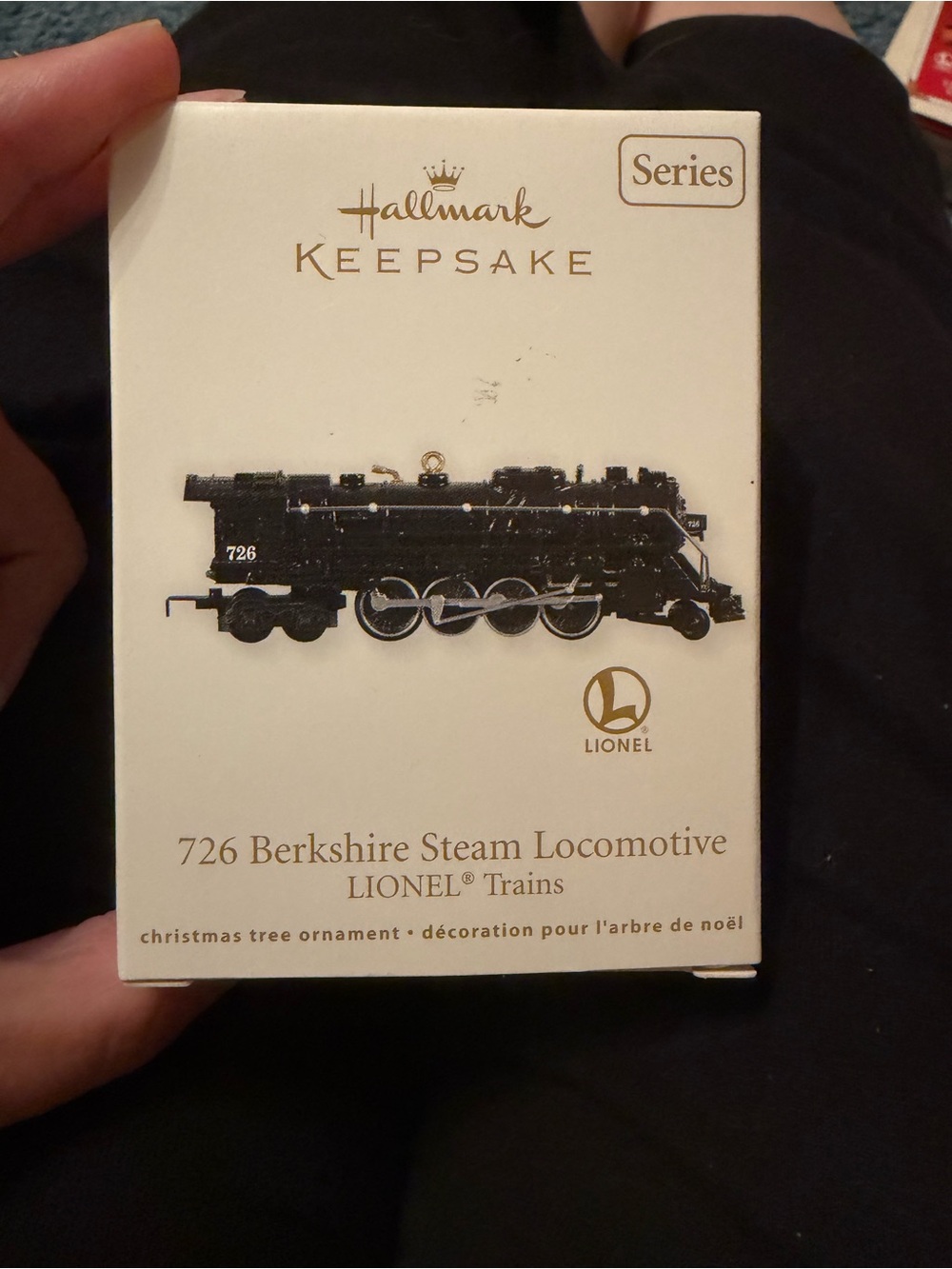 Hallmark Keepsake 726 Berkshire Steam Locomotive Ornament - Black